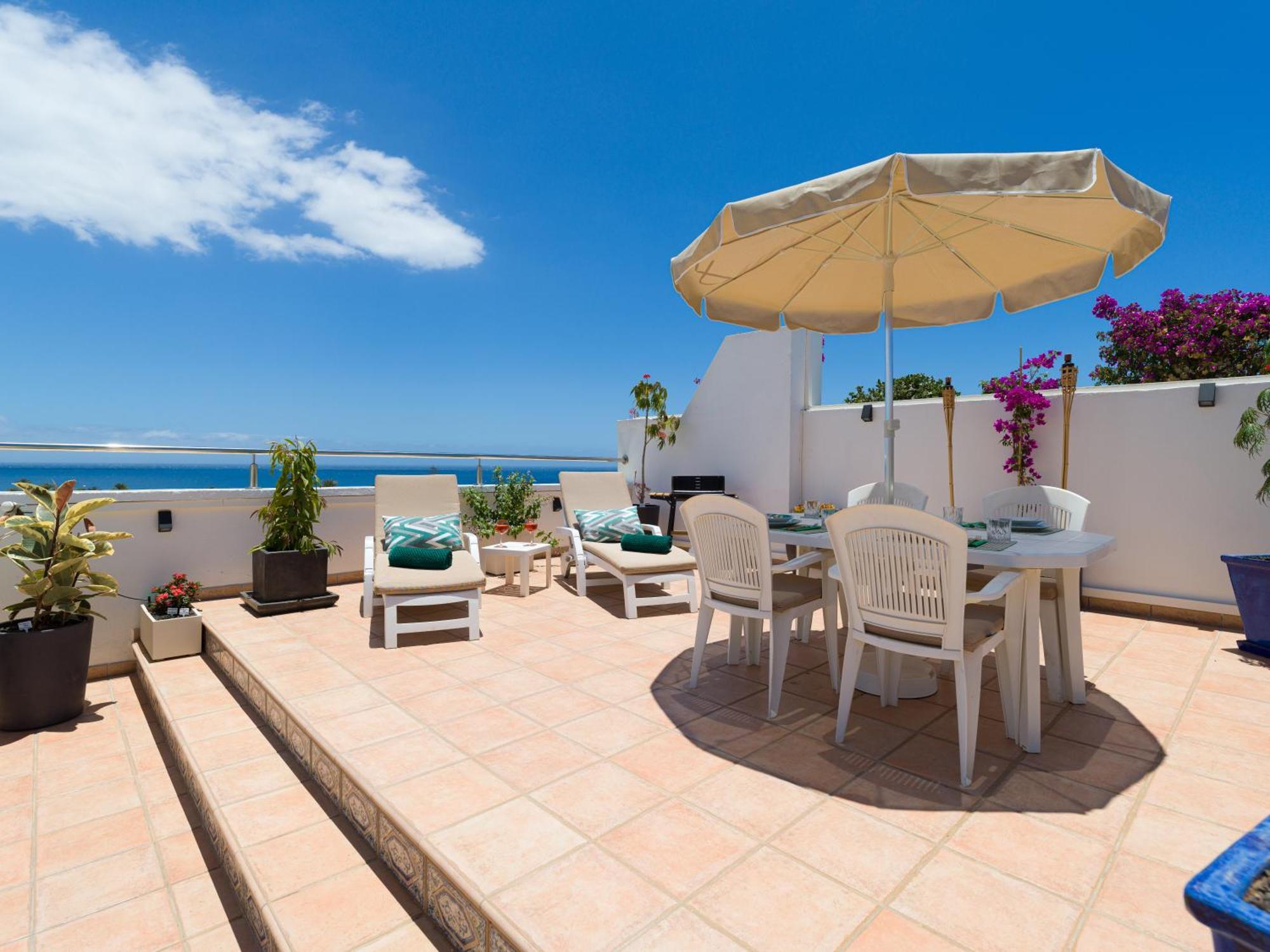 Casa Lex I Ocean & Sunrise Panorama I Steps From Dunes And Beach I Private 50 Sqm Terrace I Pool Maspalomas  Eksteriør billede
