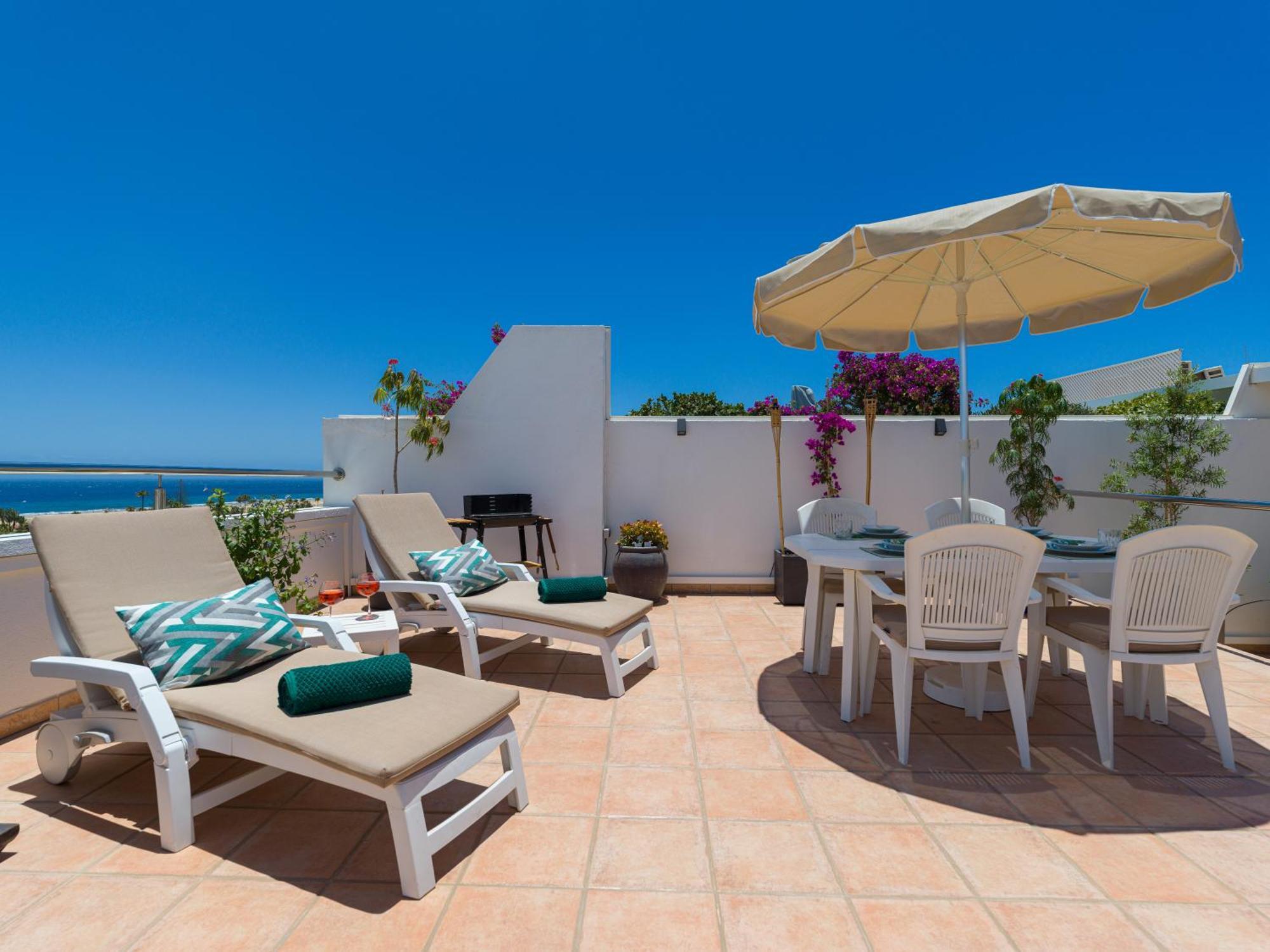 Casa Lex I Ocean & Sunrise Panorama I Steps From Dunes And Beach I Private 50 Sqm Terrace I Pool Maspalomas  Eksteriør billede